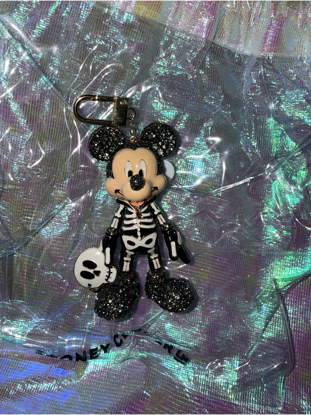 Baublebar Mickey Mouse Skeleton bagcharm